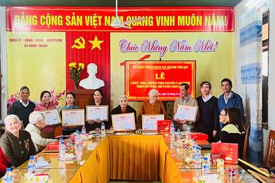 Lễ chúc thọ, mừng thọ người cao tuổi năm 2025 xã Hành Thuận